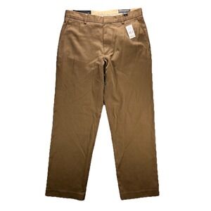 Banana Republic Pants Mens 33x32 Brown Dress 100% Cotton Chino NWT MSRP $59